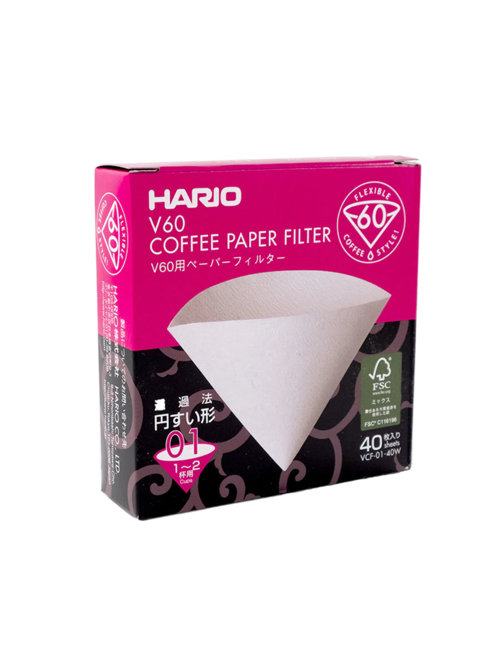 Filters - Hario V60-01 - 40 pack