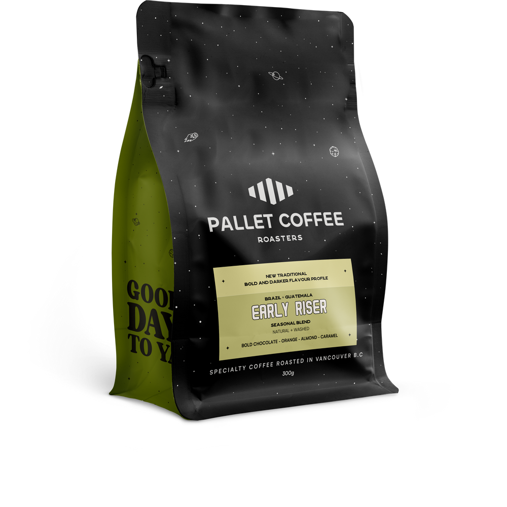 Early Riser - Seasonal Blend: Brazil + Guatemala – Pallet Coffee Roasters