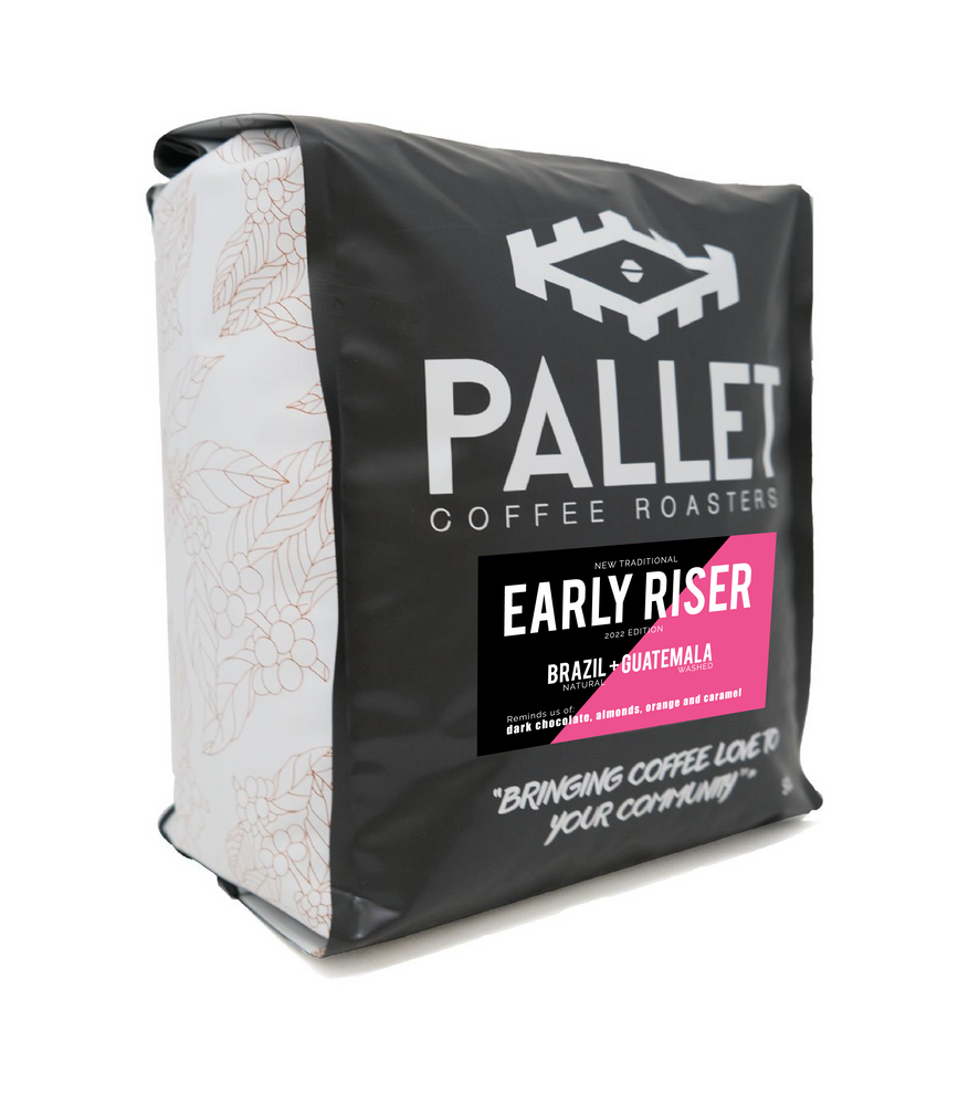 Early Riser - Seasonal Blend: Brazil + Guatemala – Pallet Coffee Roasters